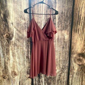 Charlotte Russe | Pink Cold Shoulder Dress